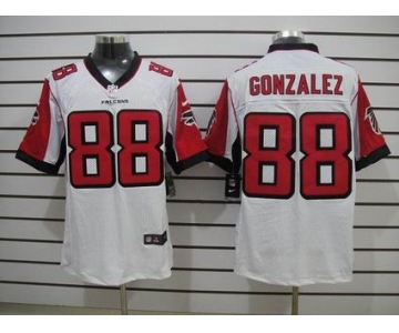 nike nfl jerseys atlanta falcons #88 tony gonzalez white[Elite]