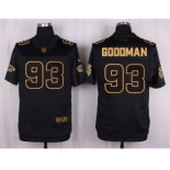 nike nfl jerseys atlanta falcons #93 goodman black gold collection[Elite]