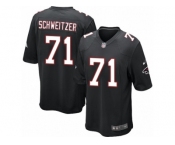 Men Nike Atlanta Falcons #71 Wes Schweitzer Game Black Alternate NFL Jersey