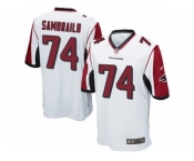 Men Nike Atlanta Falcons #74 Ty Sambrailo Game White NFL Jersey