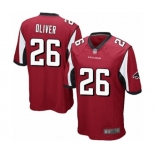 Men's Atlanta Falcons #26 Isaiah Oliver Game Red Team Color Football Jersey