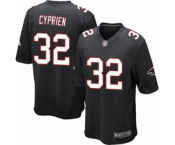 Men's Atlanta Falcons #32 Johnathan Cyprien Game Black Alternate Football Jersey