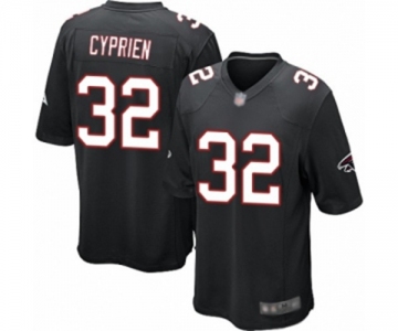 Men's Atlanta Falcons #32 Johnathan Cyprien Game Black Alternate Football Jersey