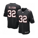 Men's Atlanta Falcons #32 Qadree Ollison Game Black Alternate Football Jersey