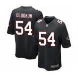 Men's Atlanta Falcons #54 Foye Oluokun Game Black Alternate Football Jersey