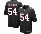 Men's Atlanta Falcons #54 Foye Oluokun Game Black Alternate Football Jersey