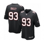 Men's Atlanta Falcons #93 Allen Bailey Game Black Alternate Football Jersey