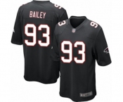 Men's Atlanta Falcons #93 Allen Bailey Game Black Alternate Football Jersey