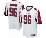 Men's Atlanta Falcons #96 Tyeler Davison Game White Football Jersey