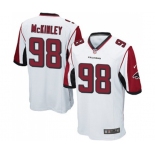 Men's Atlanta Falcons #98 Takkarist McKinley Game White Football Jersey