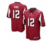 Men's Nike Atlanta Falcons #12 Mohamed Sanu Game Red Team Color NFL Jersey