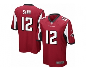 Men's Nike Atlanta Falcons #12 Mohamed Sanu Game Red Team Color NFL Jersey