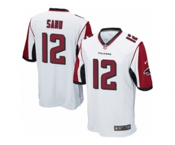 Men's Nike Atlanta Falcons #12 Mohamed Sanu Game White NFL Jersey