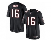 Men's Nike Atlanta Falcons #16 Justin Hardy Limited Black Alternate NFL Jersey