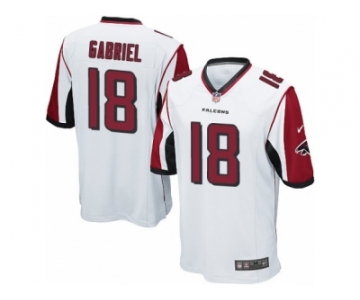 Men's Nike Atlanta Falcons #18 Taylor Gabriel Game White NFL Jersey