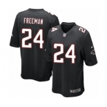 Men's Nike Atlanta Falcons #24 Devonta Freeman Game Black Alternate NFL Jersey