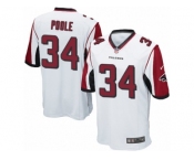 Men's Nike Atlanta Falcons #34 Brian Poole Game White NFL Jersey