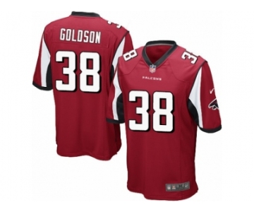 Men's Nike Atlanta Falcons #38 Dashon Goldson Game Red Team Color NFL Jersey