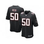 Men's Nike Atlanta Falcons #50 Brooks Reed Game Black Alternate NFL Jersey