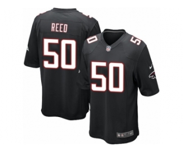 Men's Nike Atlanta Falcons #50 Brooks Reed Game Black Alternate NFL Jersey