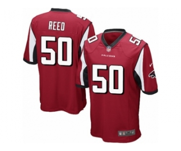 Men's Nike Atlanta Falcons #50 Brooks Reed Game Red Team Color NFL Jersey