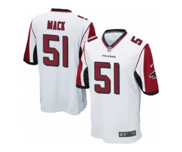 Men's Nike Atlanta Falcons #51 Alex Mack Game White NFL Jersey