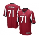 Men's Nike Atlanta Falcons #71 Kroy Biermann Game Red Team Color NFL Jersey