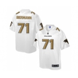 Men's Nike Atlanta Falcons #71 Kroy Biermann Game White Pro Line Fashion NFL Jersey