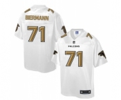 Men's Nike Atlanta Falcons #71 Kroy Biermann Game White Pro Line Fashion NFL Jersey