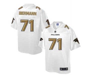 Men's Nike Atlanta Falcons #71 Kroy Biermann Game White Pro Line Fashion NFL Jersey