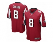 Men's Nike Atlanta Falcons #8 Matt Schaub Game Red Team Color NFL Jersey