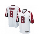 Men's Nike Atlanta Falcons #8 Matt Schaub Game White NFL Jersey