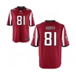 Men's Nike Atlanta Falcons #81 Austin Hooper Game Red Team Color NFL Jersey