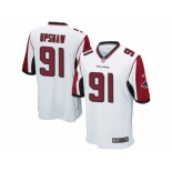 Men's Nike Atlanta Falcons #91 Courtney Upshaw Game White NFL Jersey