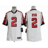 nike nfl jerseys atlanta falcons #2 matt ryan white[game]