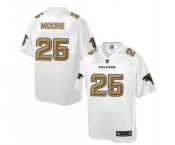 nike nfl jerseys atlanta falcons #25 moore Pro Line White[game]