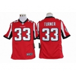 nike nfl jerseys atlanta falcons #33 turner red Game Jerseys