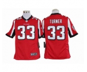 nike nfl jerseys atlanta falcons #33 turner red Game Jerseys