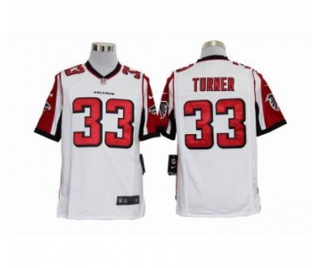 nike nfl jerseys atlanta falcons #33 turner white Game Jerseys