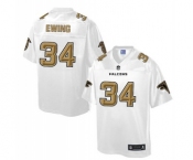 nike nfl jerseys atlanta falcons #34 ewing Pro Line White[game]