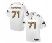 nike nfl jerseys atlanta falcons #71 biermann Pro Line White[game]