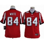 nike nfl jerseys atlanta falcons #84 white red[game]