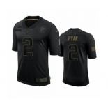 Atlanta Falcons #2 Matt Ryan Black 2020 Salute to Service Limited Jersey