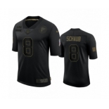 Atlanta Falcons #8 Matt Schaub Black 2020 Salute to Service Limited Jersey