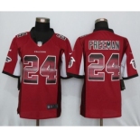 Men Nike Atlanta Falcons #24 Devonta Freeman Red Strobe Limited Jersey