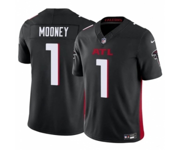 Men's Atlanta Falcons #1 Darnell Mooney Black 2024 F.U.S.E. Vapor Untouchable Limited Football Stitched Jersey