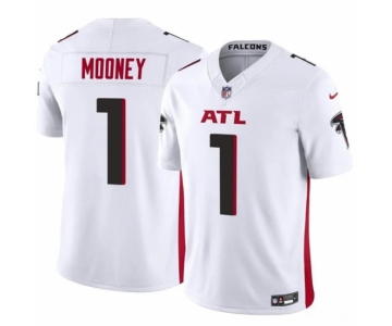 Men's Atlanta Falcons #1 Darnell Mooney White 2024 F.U.S.E. Vapor Untouchable Limited Football Stitched Jersey