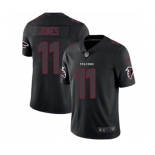 Men's Atlanta Falcons #11 Julio Jones Limited Black Rush Impact Football Jersey