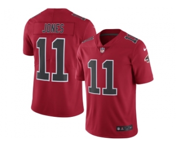 Men's Atlanta Falcons #11 Julio Jones Nike Red Color Rush Limited Jersey