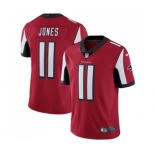 Men's Atlanta Falcons #11 Julio Jones Red Team Color Vapor Untouchable Limited Player Football Jersey